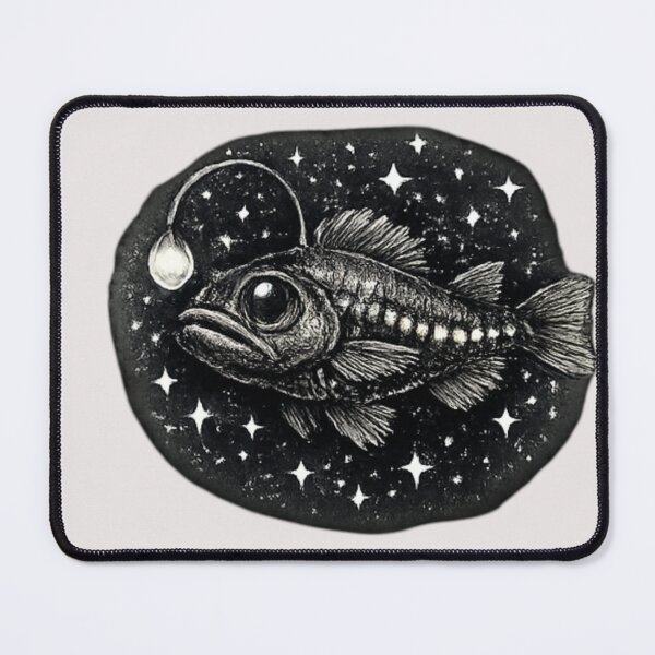 Item preview, Luminous Lanternfish - fish lover designed and sold by DamioPolArt.