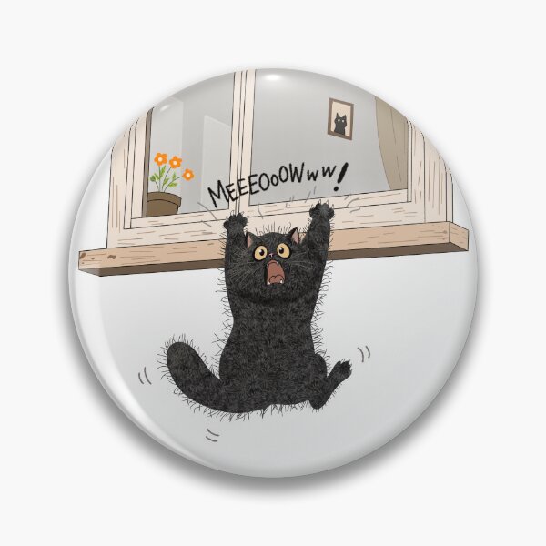 Item preview, Hanging Window Cat Screaming MEEEOOW designed and sold by Doahda.