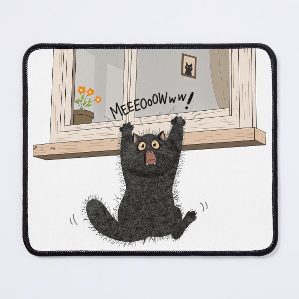 Item preview, Hanging Window Cat Screaming MEEEOOW designed and sold by Doahda.