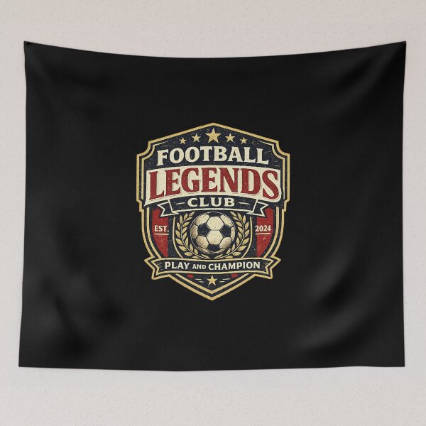 Artikelvorschau, Football Legends Club Vintage entworfen und verkauft von ubeyeart.