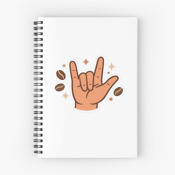Item preview, Sign Language I Love You Coffee Beans Boho Art designed and sold by MIROUZ2000.