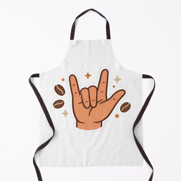 Item preview, Sign Language I Love You Coffee Beans Boho Art designed and sold by MIROUZ2000.