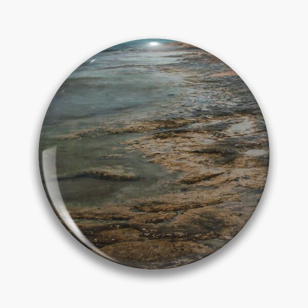 Item preview, Moody Rocky Shoreline and Coastal Harbor Waterfront Along Calm Sea Under Overcast Sky designed and sold by Nmallia.