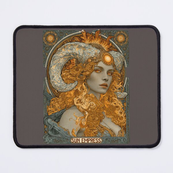 Item preview, Sun Empress Art Nouveau Fantasy Portrait designed and sold by MythicMood.