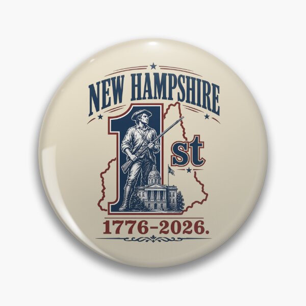 Item preview, New Hampshire 1st to Rebel 1776 T-Shirt designed and sold by rygenr8.