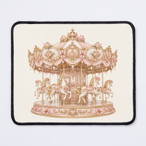 Item preview, Romantic Coquette Merry-Go-Round in Pink Rococo Style designed and sold by looplandger.