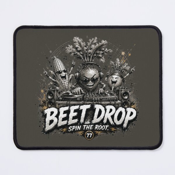 Item preview, Beet Drop – Spin the Root Funny Vegetable DJ Crew designed and sold by BlackSector77.