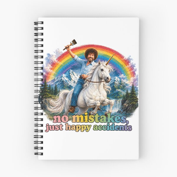 Item preview, Bob Ross - No Mistakes, Just Happy Accidents -  designed and sold by RickE.