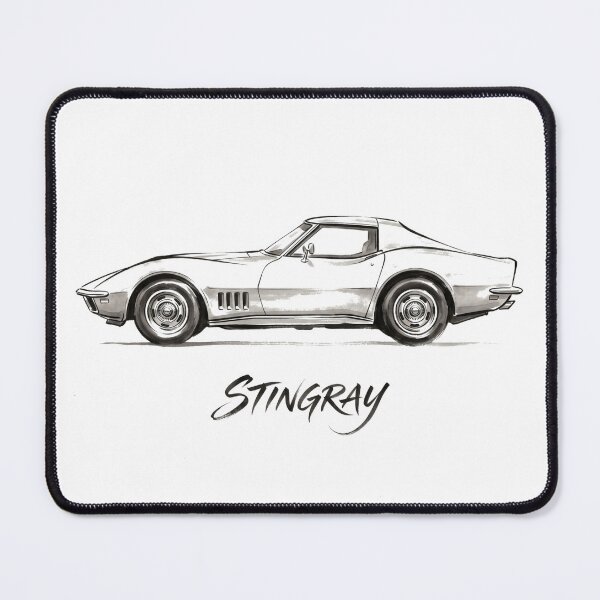 Item preview, C3 Stingray Convertible Retro Sunset Classic Muscle Car designed and sold by Off-Road-Zone.