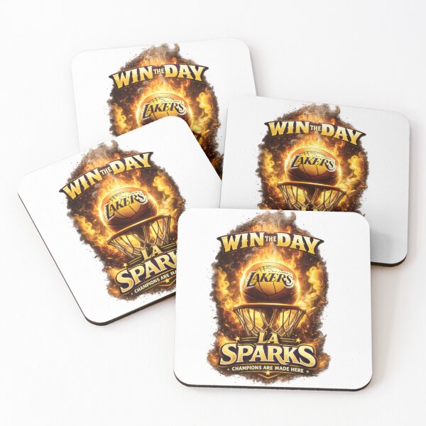 Item preview, LA Sparks Win The Day Basketball Championship Fire Graphic designed and sold by CatLovers Studio.