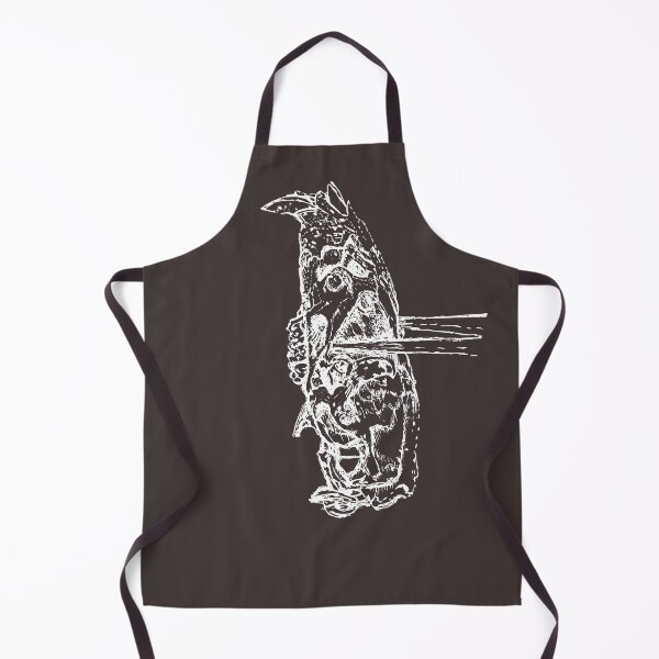 Item preview, Rat Skull & Skewers - Light Lines - (#3B3131) designed and sold by The Stippler Process.