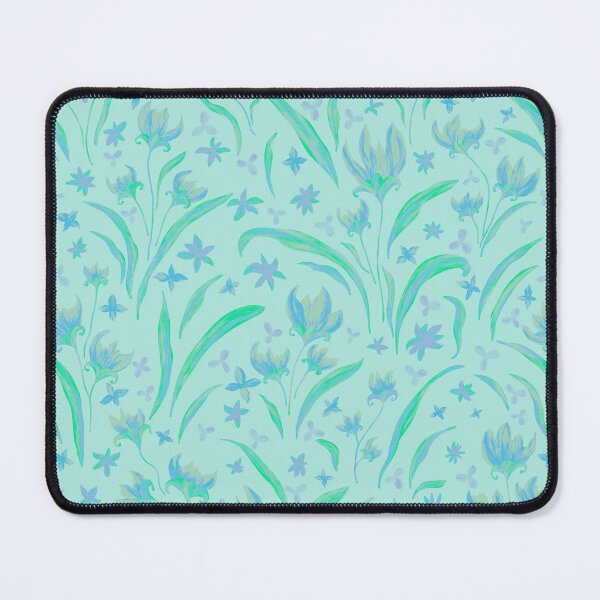 Item preview, Delicate Mint Garden of Elegant Flowers designed and sold by AneissPiaf.