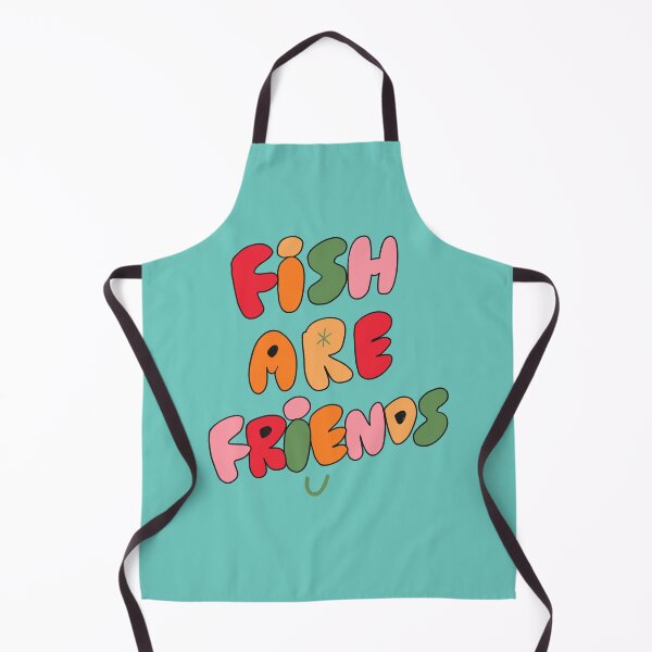 Item preview, Fish Are Friends (Aqua) designed and sold by yellowflowerhut.