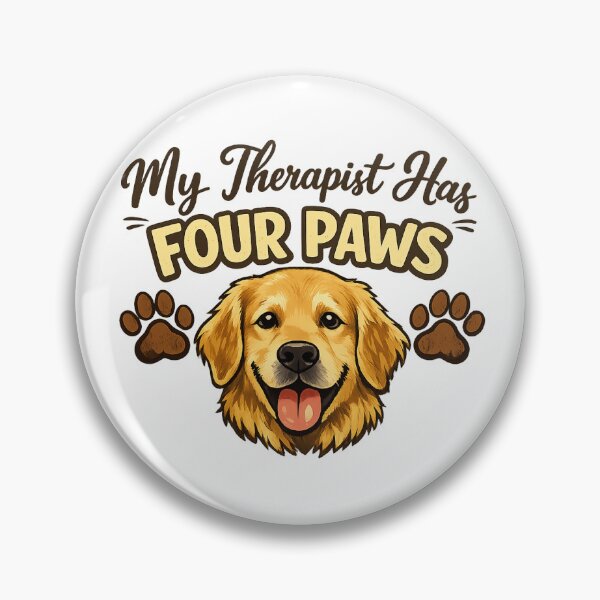 Item preview, My therapist has four paws designed and sold by Side Quest Co..