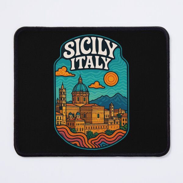 Item preview, Sicily Palermo Cityscape Italy Travel designed and sold by TomFrontierArt.