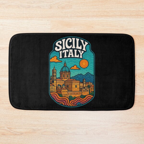 Item preview, Sicily Palermo Cityscape Italy Travel designed and sold by TomFrontierArt.