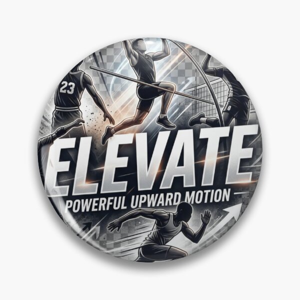 Item preview, ELEVATE | Powerful Upward Motion | Sports Motivation | Basketball Volleyball Skate | RAM 1330 designed and sold by AiNaturalsOnly.