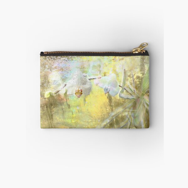 Item preview, Iridescent White Orchid Flower Artwork, Mystical Plant Art Print designed and sold by susan-meredith.