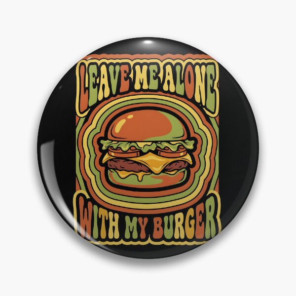 Item preview, Retro 70s Groovy Burger Leave Me Alone Graphic designed and sold by EKHOAISTORE.