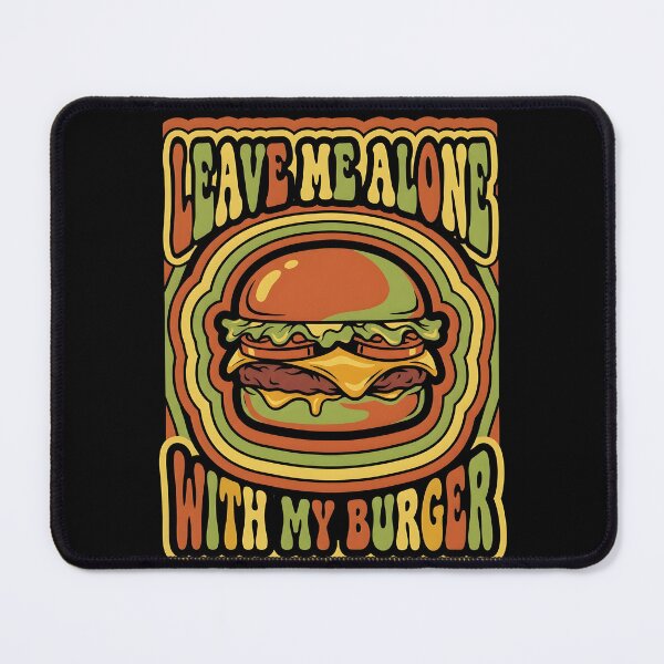 Item preview, Retro 70s Groovy Burger Leave Me Alone Graphic designed and sold by EKHOAISTORE.