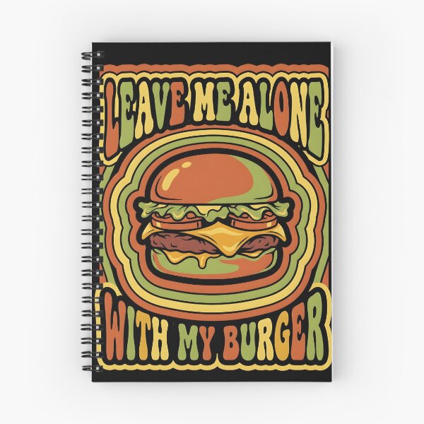 Item preview, Retro 70s Groovy Burger Leave Me Alone Graphic designed and sold by EKHOAISTORE.