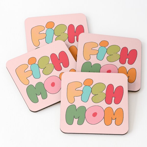 Item preview, Fish Mom (Pink) designed and sold by yellowflowerhut.