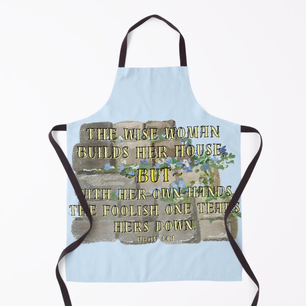 Item preview, Proverbs 14:1 wise & foolish woman designed and sold by stella literarium.