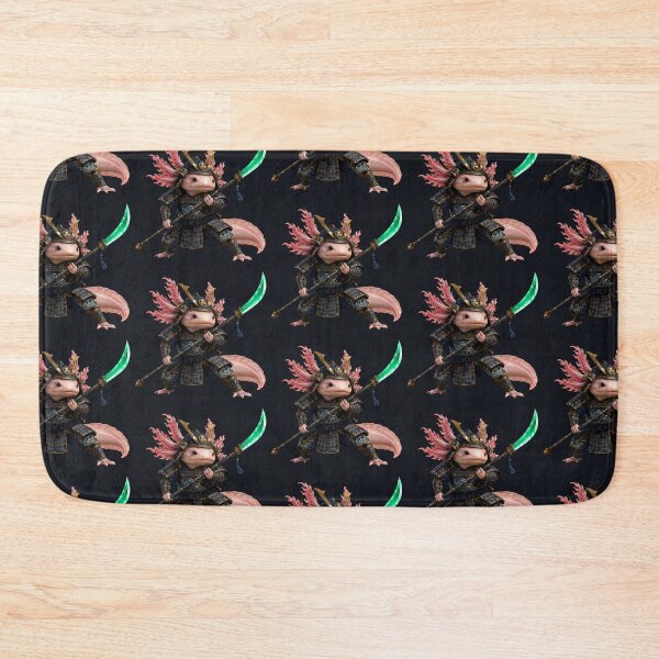 Item preview, Samurai Axolotl Ronin Ukiyo-e Art designed and sold by MarVan-Prints.