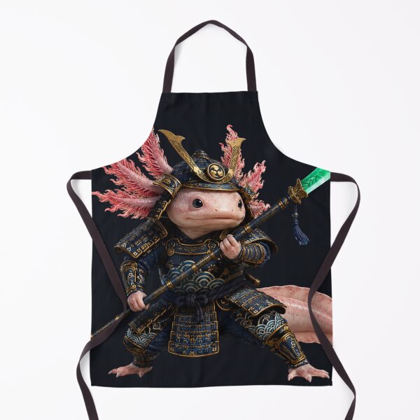 Item preview, Samurai Axolotl Ronin Ukiyo-e Art designed and sold by MarVan-Prints.