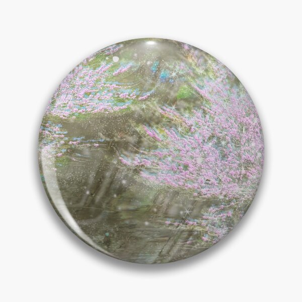 Item preview, Iridescent Eastern Redbud Tree Artwork, Mystical Plant Art Print designed and sold by susan-meredith.