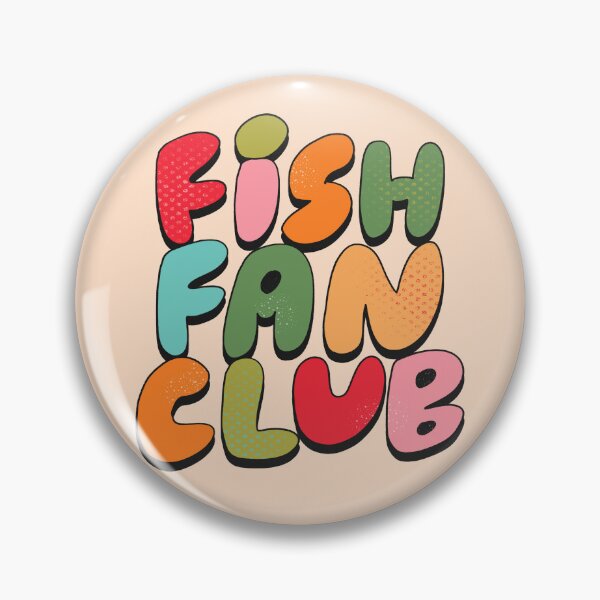 Item preview, Fish Fan Club (Version A) designed and sold by yellowflowerhut.