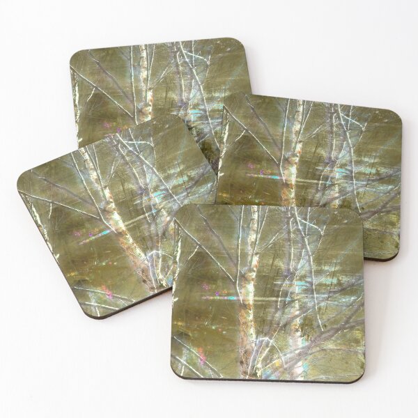Item preview, Iridescent Winter Tree Artwork, Mystical Plant Art Print designed and sold by susan-meredith.