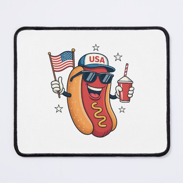 Item preview, Funny Hot Dog 4th of July designed and sold by IzemART .
