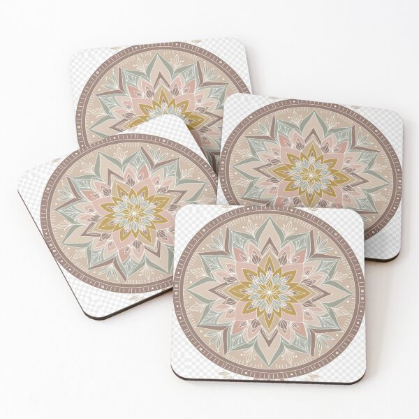 Item preview, Neutral Boho Mandala Wall Art | Sage Green & Blush Spiritual Decor designed and sold by GalleryPeak.