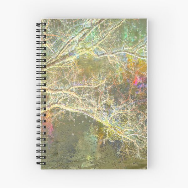 Item preview, Iridescent NY winter Tree Artwork, Mystical Plant Art Print designed and sold by susan-meredith.