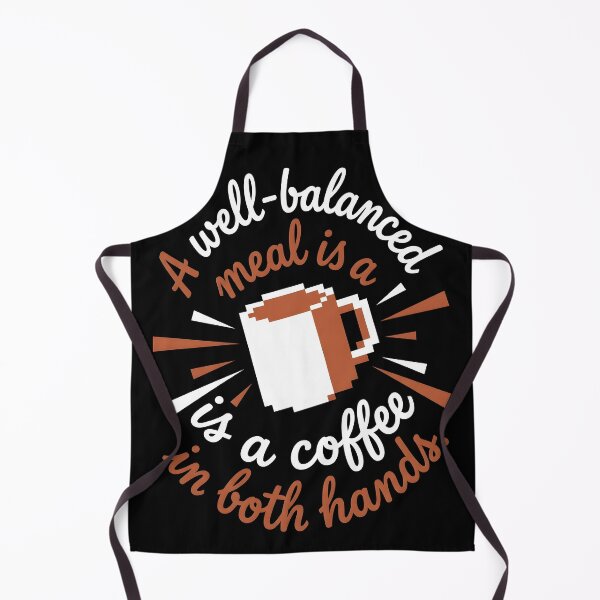 Item preview, Funny Coffee Addict Well Balanced Meal Graphic designed and sold by EKHOAISTORE.