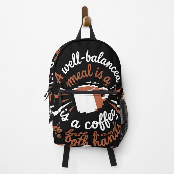 Item preview, Funny Coffee Addict Well Balanced Meal Graphic designed and sold by EKHOAISTORE.