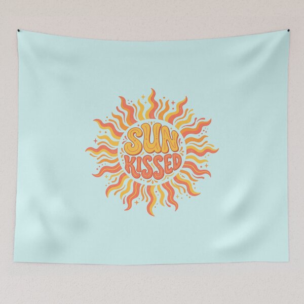 Item preview, Sun Kissed – Groovy Coastal Word Design designed and sold by Sea Gem.