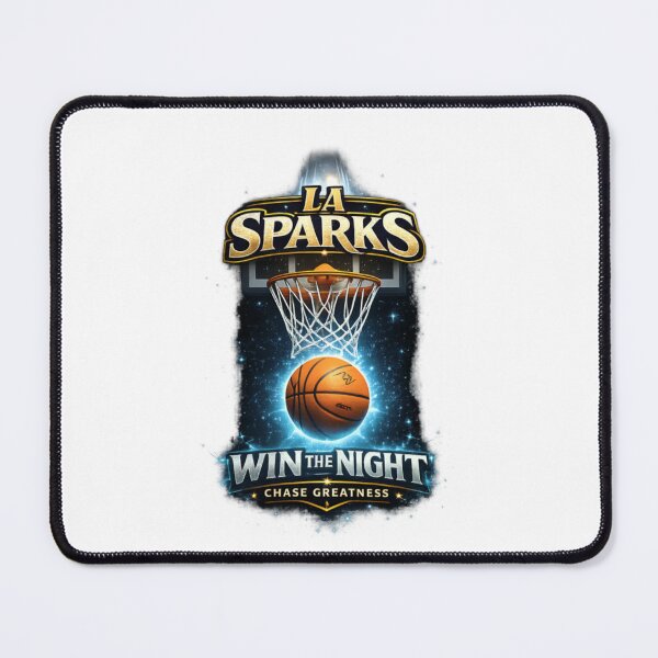 Item preview, LA Sparks Win The Day Basketball designed and sold by CatLovers Studio.