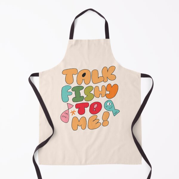 Item preview, Talk Fishy To Me (Creme) designed and sold by yellowflowerhut.