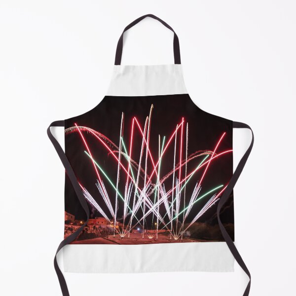 Item preview, Fireworks Burst Over Dark Sky, Long Exposure Celebration Night Display designed and sold by Nmallia.