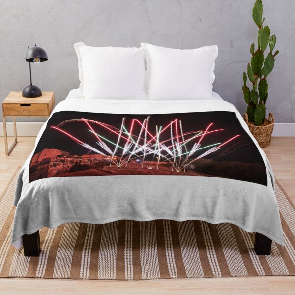 Item preview, Fireworks Burst Over Dark Sky, Long Exposure Celebration Night Display designed and sold by Nmallia.