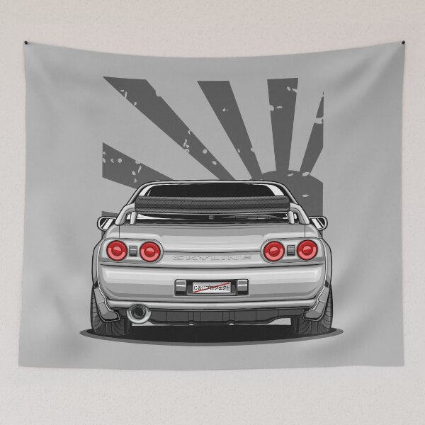 Item preview, Monster Skyline GT-R R32 (Crystal White) designed and sold by JioojiProject.