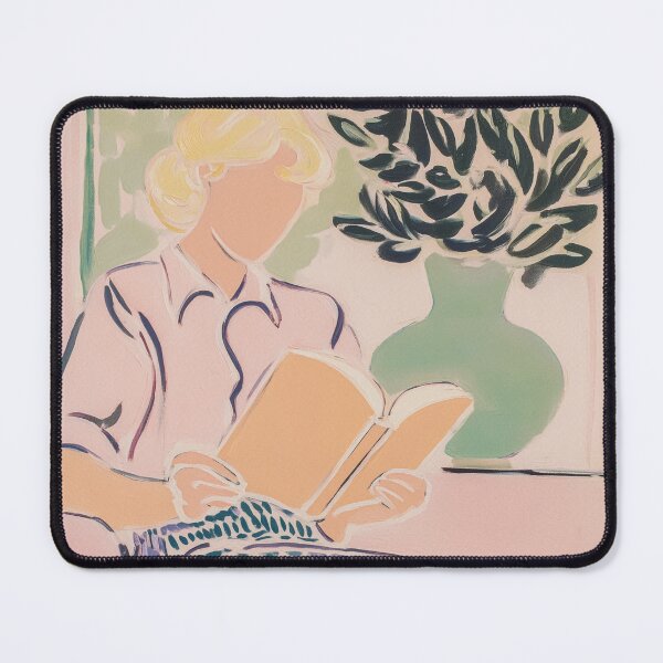 Item preview, Woman Reading Book designed and sold by soheedesigns.