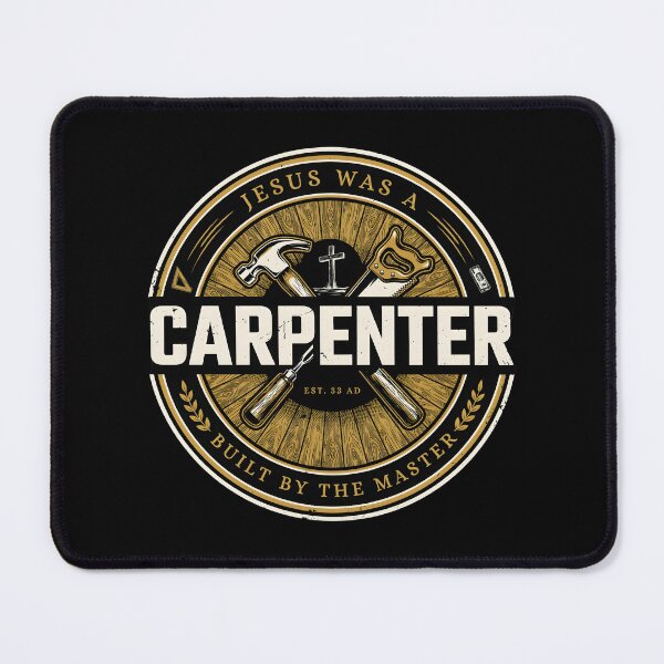Item preview, Jesus Was a Carpenter Christian Apparel for Woodworking and Craftsmanship Fans designed and sold by Redgiant87x.