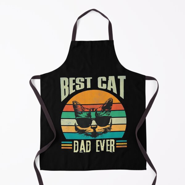 Item preview, Best Cat Dad Ever Retro Sunset Feline Shirt designed and sold by GiaoCalonas.