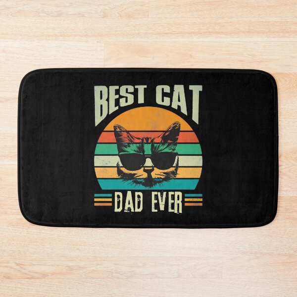 Item preview, Best Cat Dad Ever Retro Sunset Feline Shirt designed and sold by GiaoCalonas.
