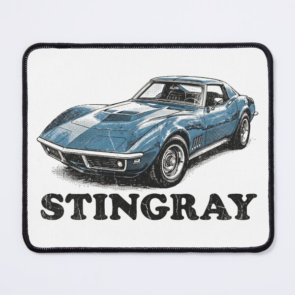 Item preview, C3 Stingray Distressed Vintage Blue Classic Muscle Car designed and sold by Off-Road-Zone.