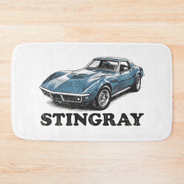 Item preview, C3 Stingray Distressed Vintage Blue Classic Muscle Car designed and sold by Off-Road-Zone.