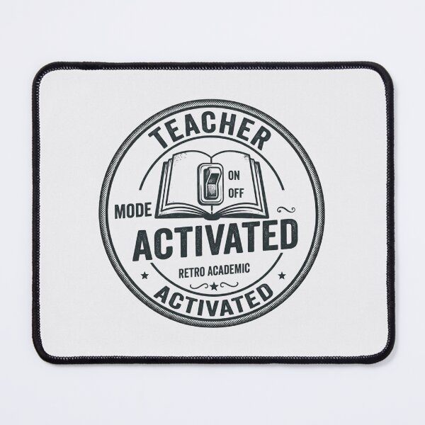 Item preview, Teacher Mode Activated Retro Academic Back To School designed and sold by Amr Darwish Graphic designer.